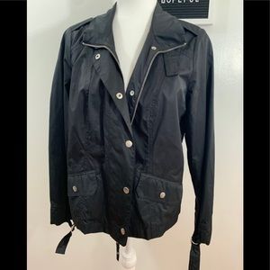 Chico’s Black Vintage Windbreaker